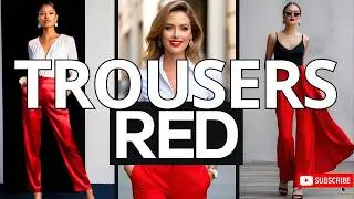 Red Trousers 2025 🔥 Bold & Stylish Summer Outfit Ideas You&rsquo;ll Love