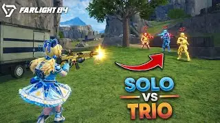 INSANE CLUTCH SOLO VS TRIO 😱 | FARLIGHT 84 TPP MODE