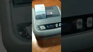 Xprinter xp 323B. Print label