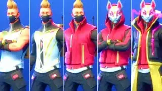 FORTNITE - DRIFT Skin ALL PHASES 1-6 *NEW SEASON 5 SKIN*