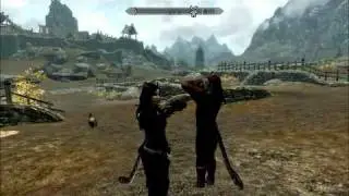 Skyrim.Dance,(with Cicero) I'll dance for you (Kajitt Ears&Tails Ver).avi