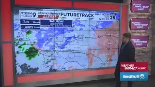 Wintry precipitation could shift into moderate-heavy snow overnight across West Texas