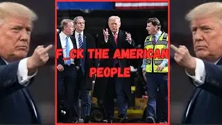 President Donald Trump filmed flipping off Americans | & FORD Worker What happened to Ford Worker?