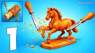 Woodturning 3D &ndash; Satisfying Wood Carving Gameplay Walkthrough (iOS, Android)
