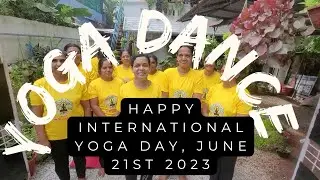 Yoga dance | International yoga day 2023 | world yoga day #danceyoga