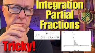Edexcel A-Level Maths 2019 Paper 1 (Pure) Q13 | Integration Partial Fractions