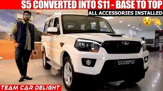 Scorpio Base Model Converted to Top Model - S5 to S11 Modification | Mahindra Scorpio 2021
