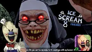 Ice Scream Rod 8 Friends: Evil Nun's Entry in Rod Factory Gameplay video by Unknown Gamer