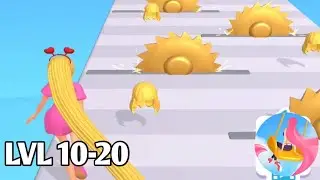 Hair Challenge  | Level 9-20 Gameplay Walkthrough Part 2 (Android, iOS)