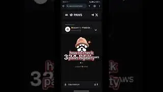 how to check paws eligibility #airdrop #eligbilitypaws #paws