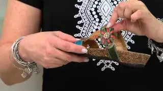 Spring Step L'Artiste Leather Slide Wedge Sandals - Wilma on QVC