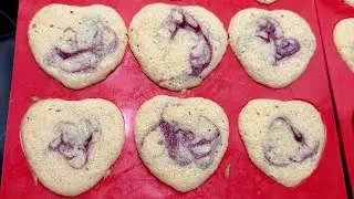 Mini Heart Cakes 💜🍰