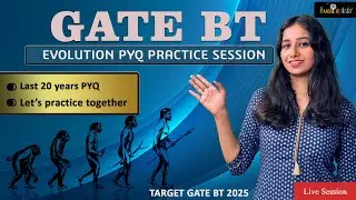 ⚡Target  GATE BT 2025  - Evolution PYQ I I Confidence Booster Series