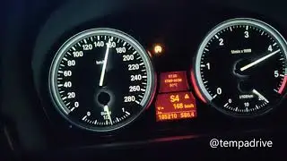 BMW e90 335d 500 HP Acceleration 0-200 km/h