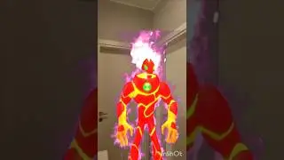 Ben 10 Transforms to Heatblast in Real Life #shorts #ben10