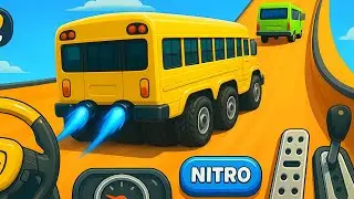 😱 Crazy Mega Ramp - Impossible Racing Bus Stunts Impossible Tracks 🔥 Android Gameplay Video