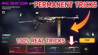 How To Get Sneaky Clown Mp40 Permanent Tricks | Mp40 Permanent Kaise Nikale