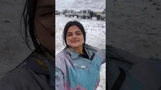 One day in Manali snow 😍 #manali #manalitrip #familytrip #snow