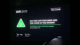Tad The Lost Explorer 3 - BBFC Black Card (Picture Only)