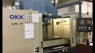 SOLD! - 2003 OKK VM-7 50 Taper Vertical Machining Center #2524