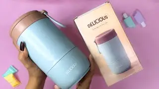 Vacuum Lunch Pot 😍 || Vacuum Insulated Stainless Steel Lunch pot || Leakproof Trendy Tiffin Box 🩵