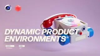 Create FLEXIBLE and DYNAMIC Product Environments in C4D + Redshift