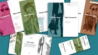 Open The Door To Creative Fashion Website Landing Page | html, css, js