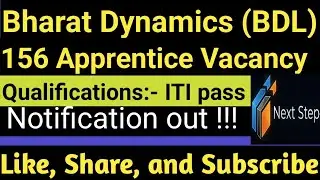 BDL Apprentice Vacancy 2025-26 (Notification Out) | Full Details & How to Apply for BDL Jobs