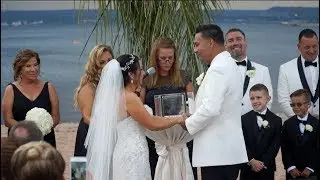 Anthony's Ocean View Wedding Ceremony in New Haven, CT
