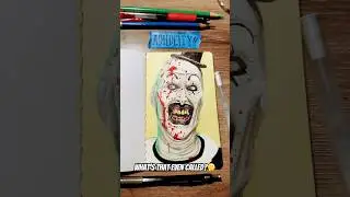 Art The Clown Progress 3 #drawing #art #adhdeity #realism #sketch