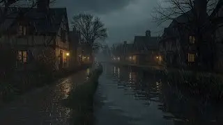Autumn Rain Ambience | loud rain for sleep