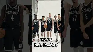 The Nets rookies in their threads 🔥