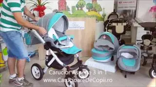 Carucior Aspena Adamex 3in1 -  www.carucioaredecopii.ro - LoliBebe.ro