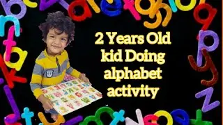 2 Years Old kid Telling Alphabets l ABC Lerning for Kids l Alphabet Activities l Ismart Education.