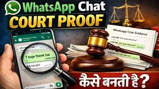 WhatsApp Chat Court Proof Kaise Banti Hai? Section 65B Kya 😱 | Indian Law Explained @SonuPatelLLB 