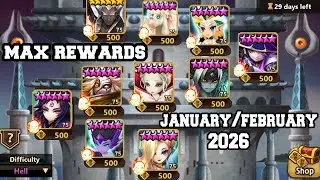 TOA Hell Max Rewards Clear January/February 2026 (Summoners War)