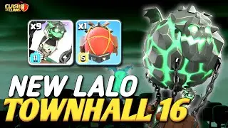TownHall 16 New Troops LAVALOON Attacks with Super Archer Blimp (Clash of Clans)
