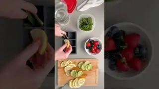 lemon + lime ice cubes 🍋, fruit ice cubes for water