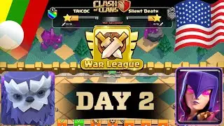 Clan War League TAICOC Shanstate vs Silent Death United States Clash of Clans day2