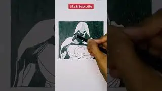 Moon Knight Drawing Time Lapse || Marvel Character Art