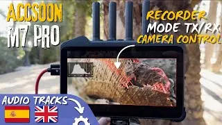 📡 ACCSOON M7 PRO | Monitor + Grabador HDMI + Wireless + Control de C&aacute;mara y Enfoque 🎯🔥