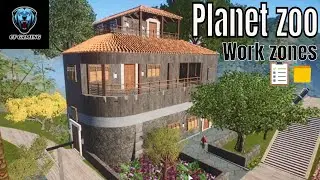 Planet Zoo Ep 8 | South Animals | work zones in one building
