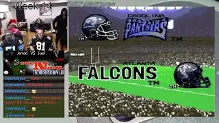 NFTGL 27 Episode 41 Atlanta Falcons at Carolina Panthers Tecmo Super Bowl III Game 196