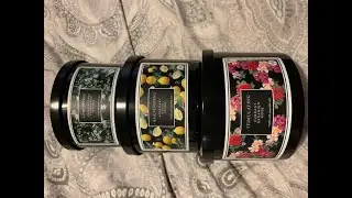 Aldi Huntington Home Black Label Essential Oil Candles + Summer Candles? Haul & Mini Review