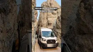 Needles Hwy Tunnel | Custer State Park | AMAZING nature! #vanlife#travel#vanlifers #custerstatepark