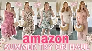 AMAZON SUMMER CLOTHING HAUL ☀️ Amazon Summer Dresses Try On Haul 2022 | Amazon Fashion Summer 2022