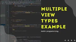 RecyclerView - Multiple View Types Example