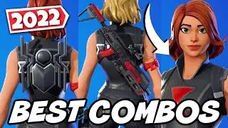 BEST COMBOS FOR BLACK WIDOW OUTFIT SKIN (2022 UPDATED)! - Fortnite