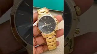 Fossil Neutra Gold Quartz Watch ⌚ | Sleek Stainless Steel Style ✨ | #shorts #fossilwatch #menswatch