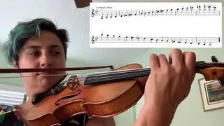 Three Octave G Minor Scale Violin